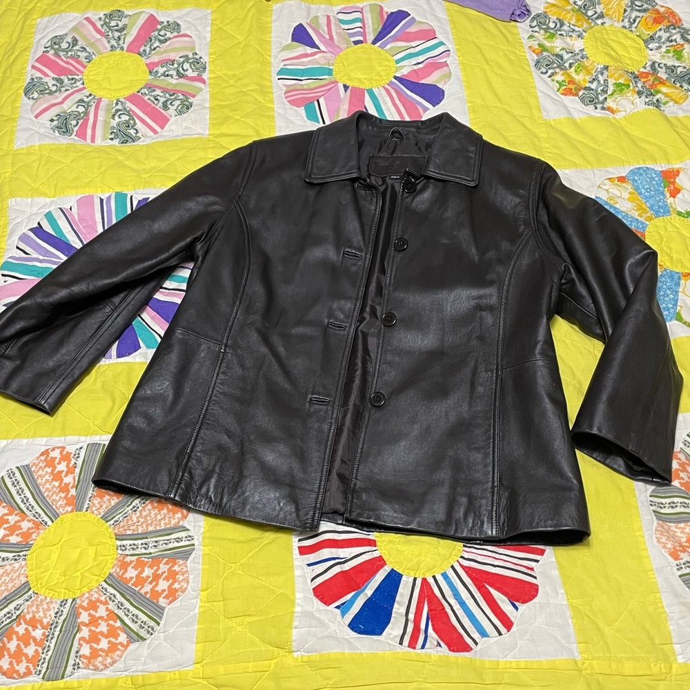 Leather jacket